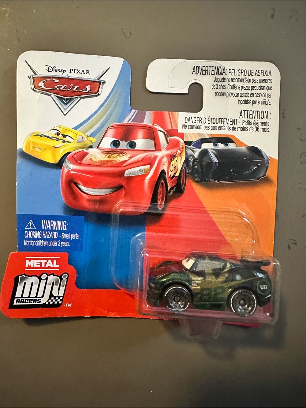 Mattel Mini Racers Camouflage Green Die-Cast Car